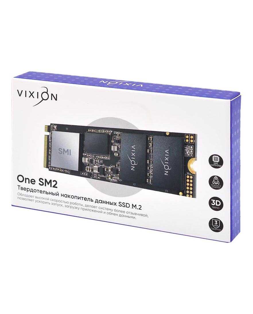 Внутренний твердотельный накопитель SSD M.2 Vixion One SM2 (128Gb) фотография 5