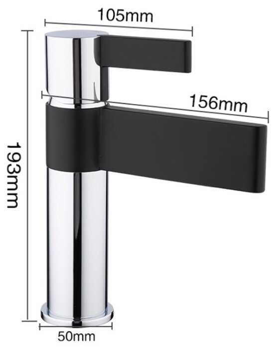 Смеситель для раковины (умывальника) Gappo G1081, рычажный фотография 7