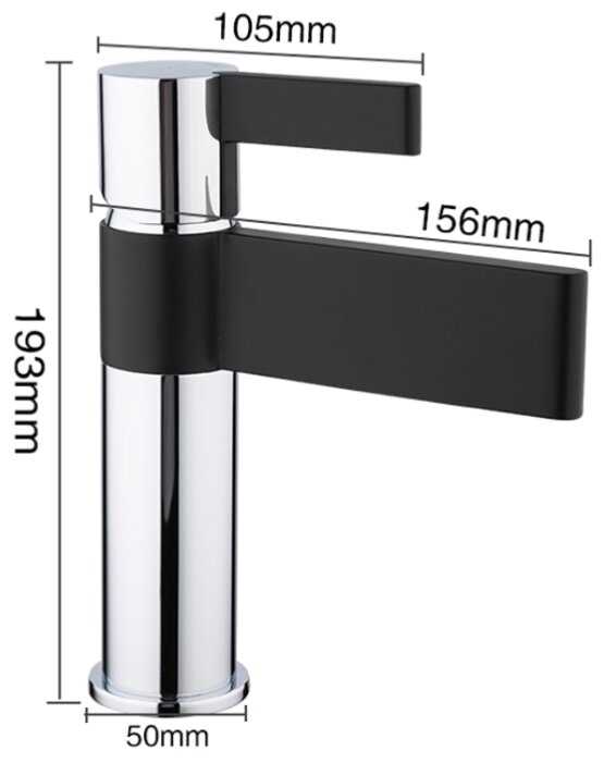 Смеситель для раковины (умывальника) Gappo G1081, рычажный фотография 8