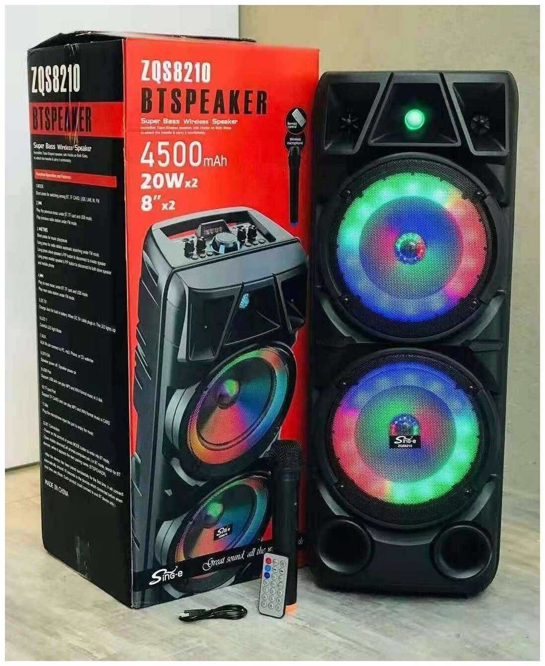 Портативная Bluetooth колонка BT Speaker ZQS-8210 фотография 2