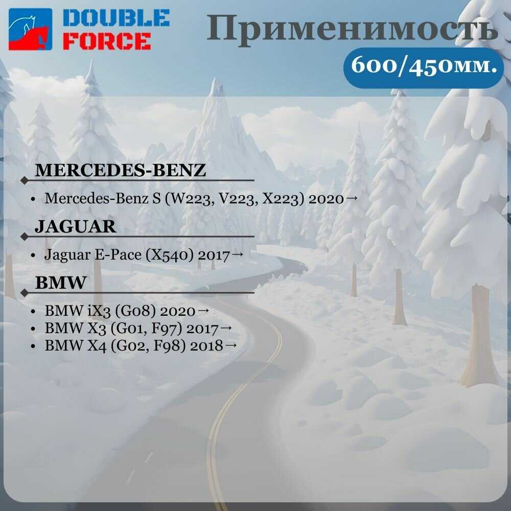 Зимние щетки стеклоочистителя BMW Jaguar Mercedes-Benz Зимние щетки стеклоочистителя (DNTL1.1) фотография 1