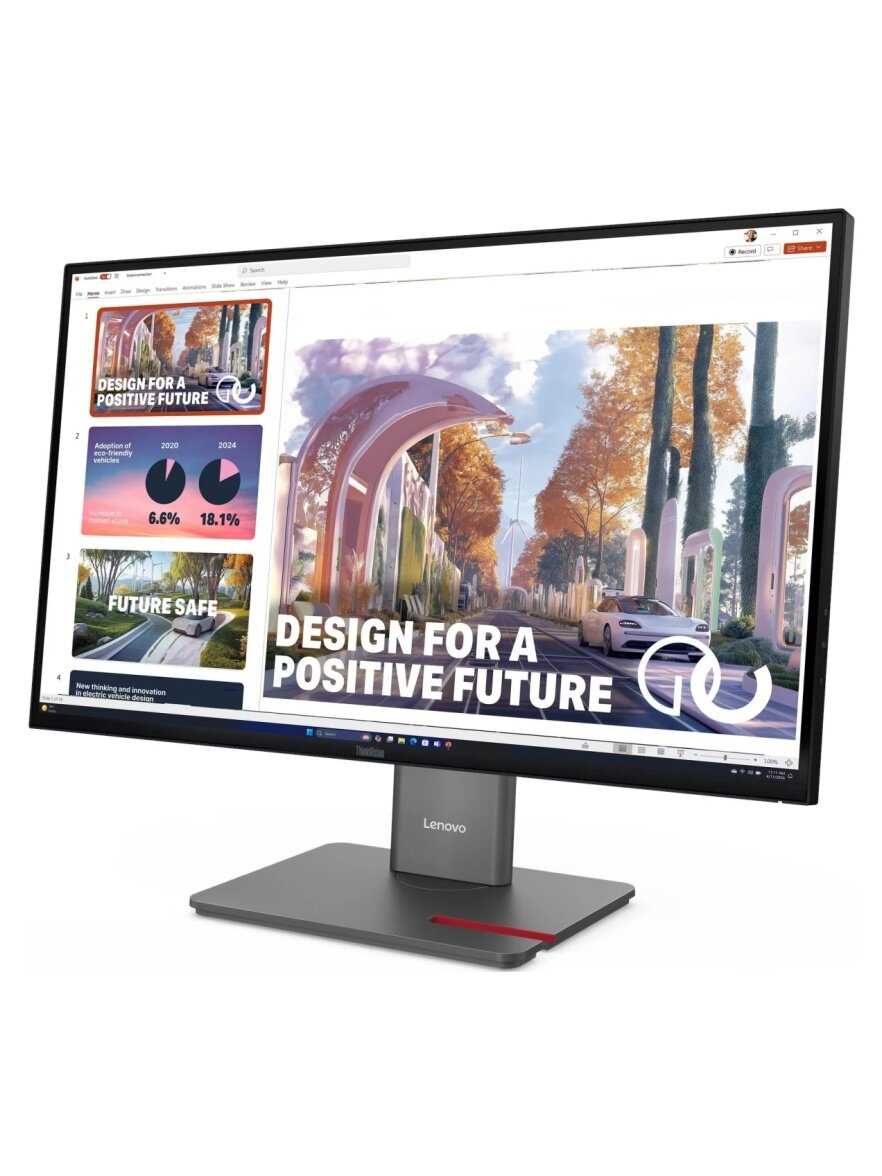 Монитор Lenovo ThinkVision P27QD-40 фотография 2
