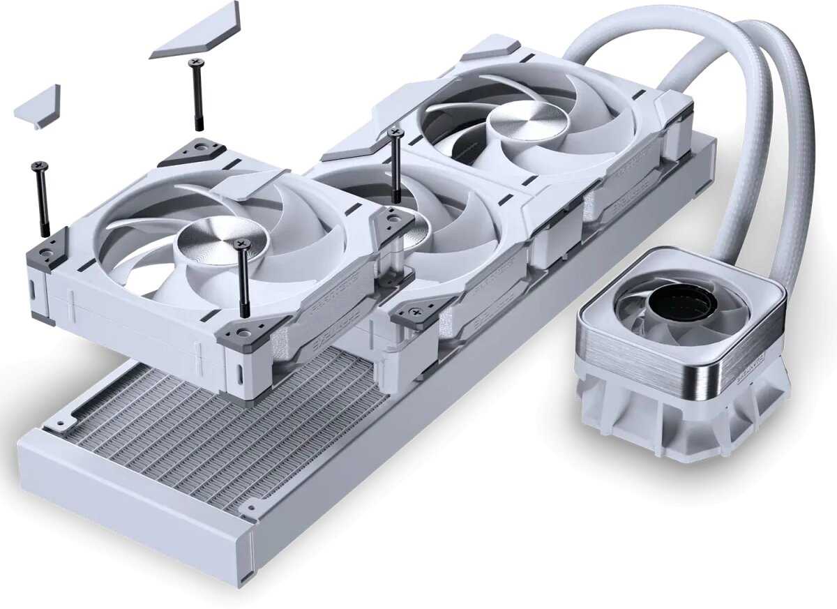 СВО для процессора Phanteks Glacier One 360D30 X2 [PH-GO360D30_DWT02] фотография 5