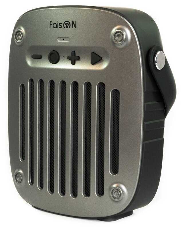 Портативная блютуз колонка FaisON, SPNR-4014, Canto , серый фотография 2