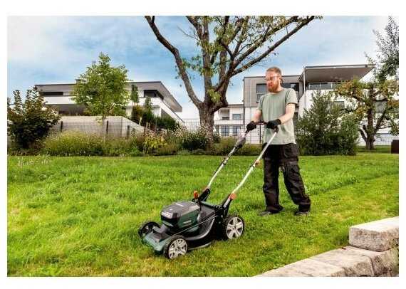 Аккумуляторная газонокосилка Metabo RM 36-18 LTX BL 46 (601606850) фотография 8
