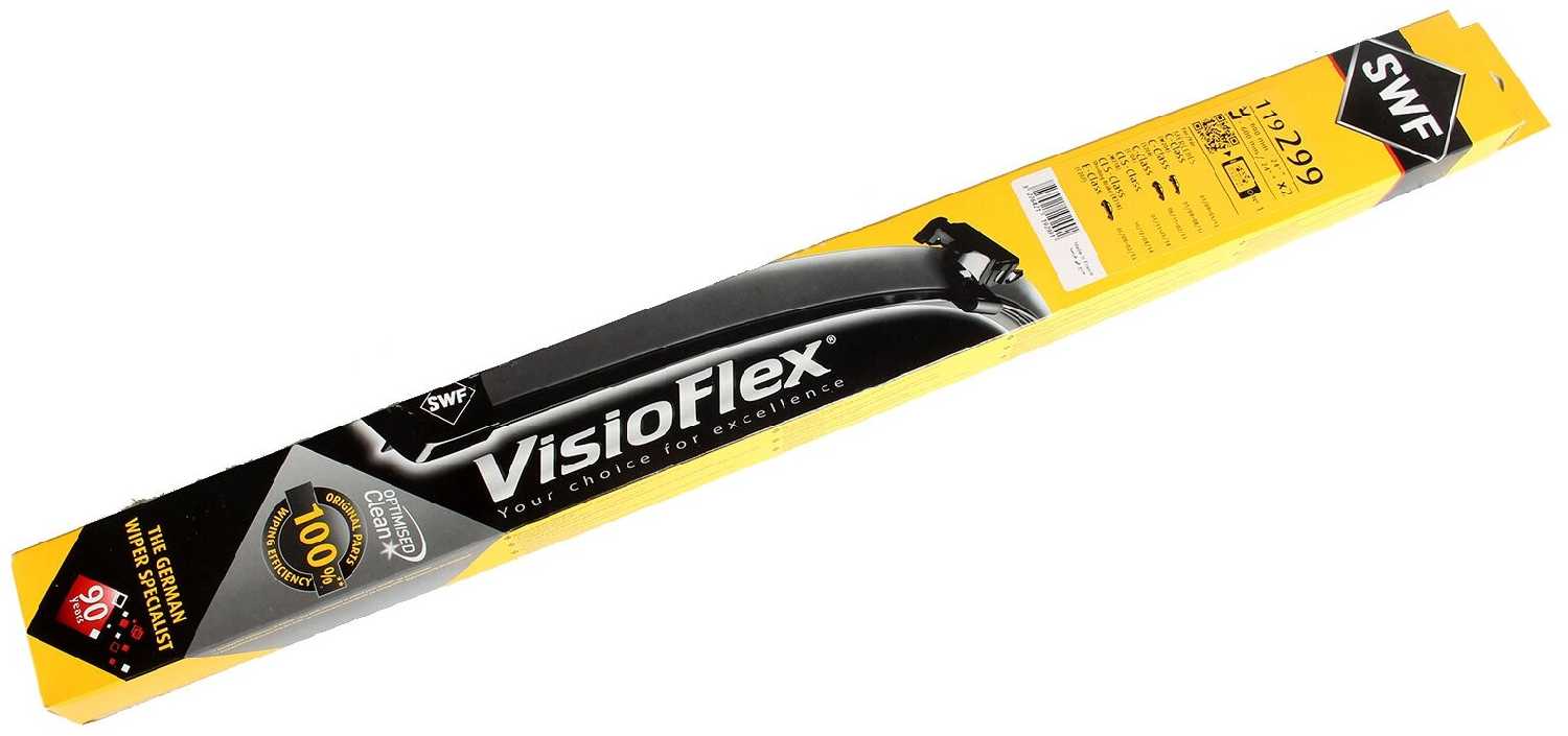 Щетка стеклоочистителя бескаркасная SWF Original Visioflex Set 119299, 2 шт. фотография 6