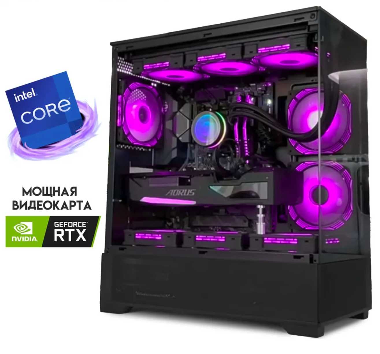 Системный блок i5 13400F (10 ядер) / 32GB / RTX4060 Ti / 512Gb +1Тb SSD / 750W фотография 33