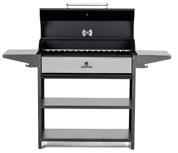 Гриль на дровах Gratar Professional Optima BBQ, 44.5х158.2х111 см фотография 3