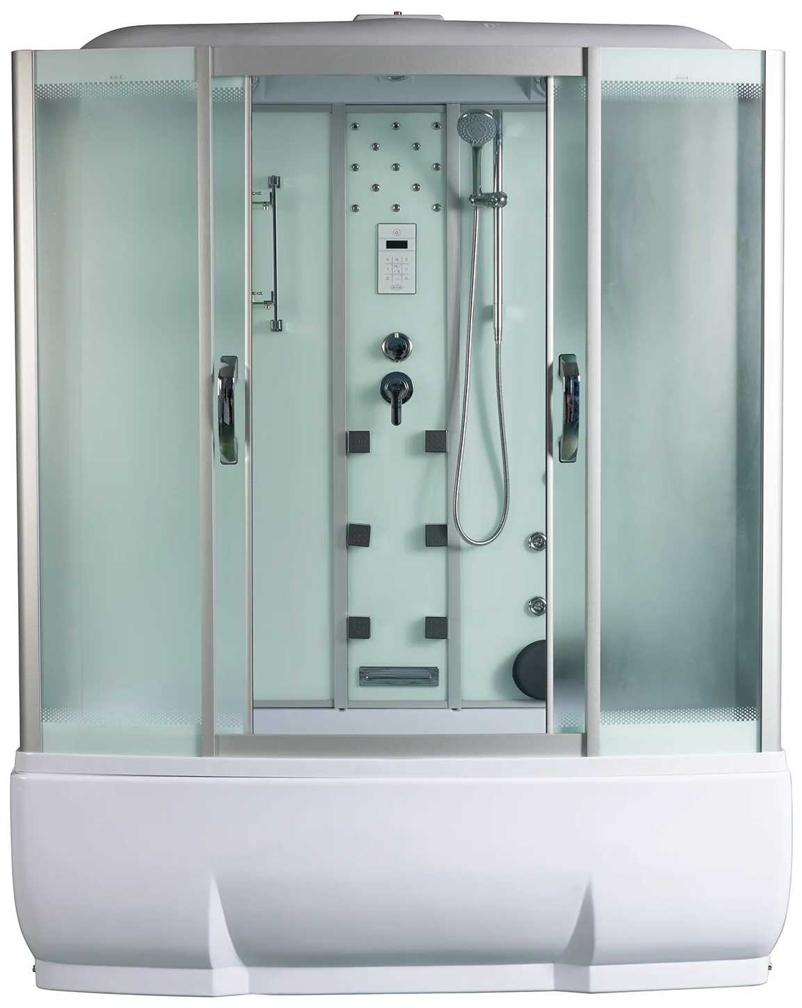 Комбинированная кабина River Wisla 150/80/55 высокий поддон 150см*80см фотография 1