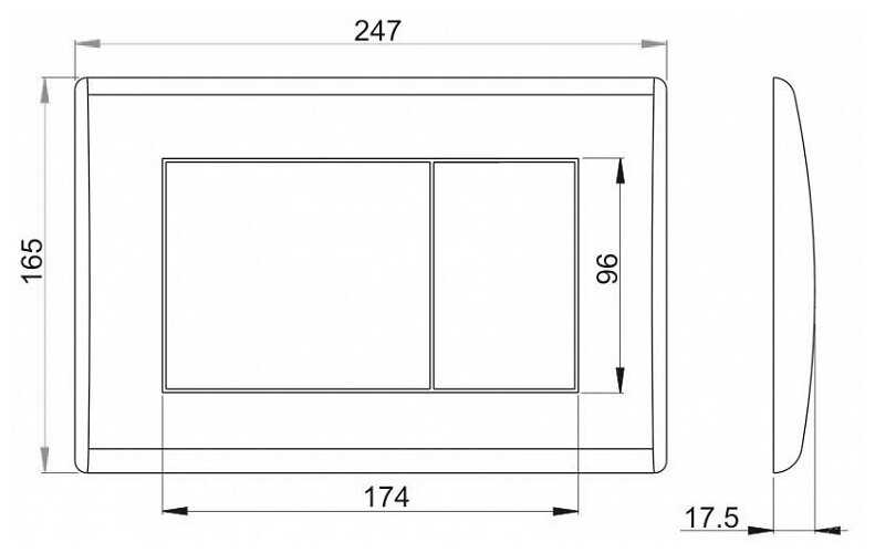 Кнопка смыва Alcadrain M271 фотография 6