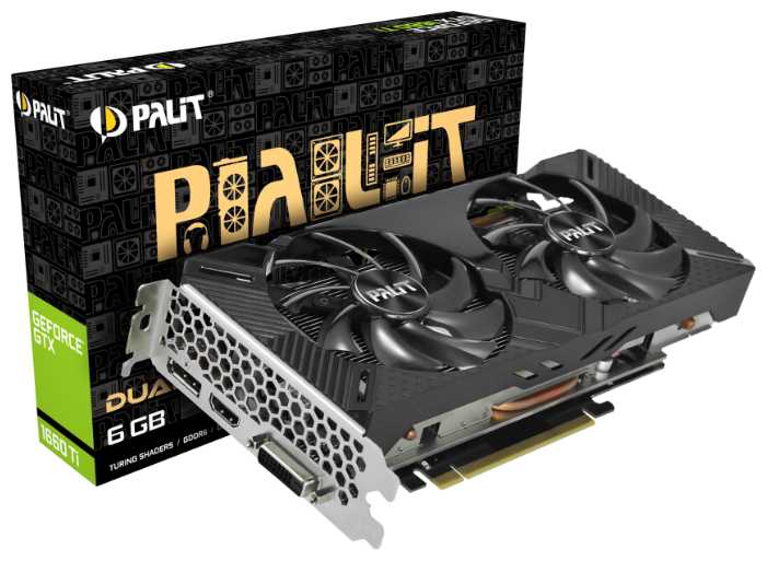 Видеокарта Palit GeForce GTX 1660 Ti Dual 6GB (NE6166T018J9-1160A) фотография 9
