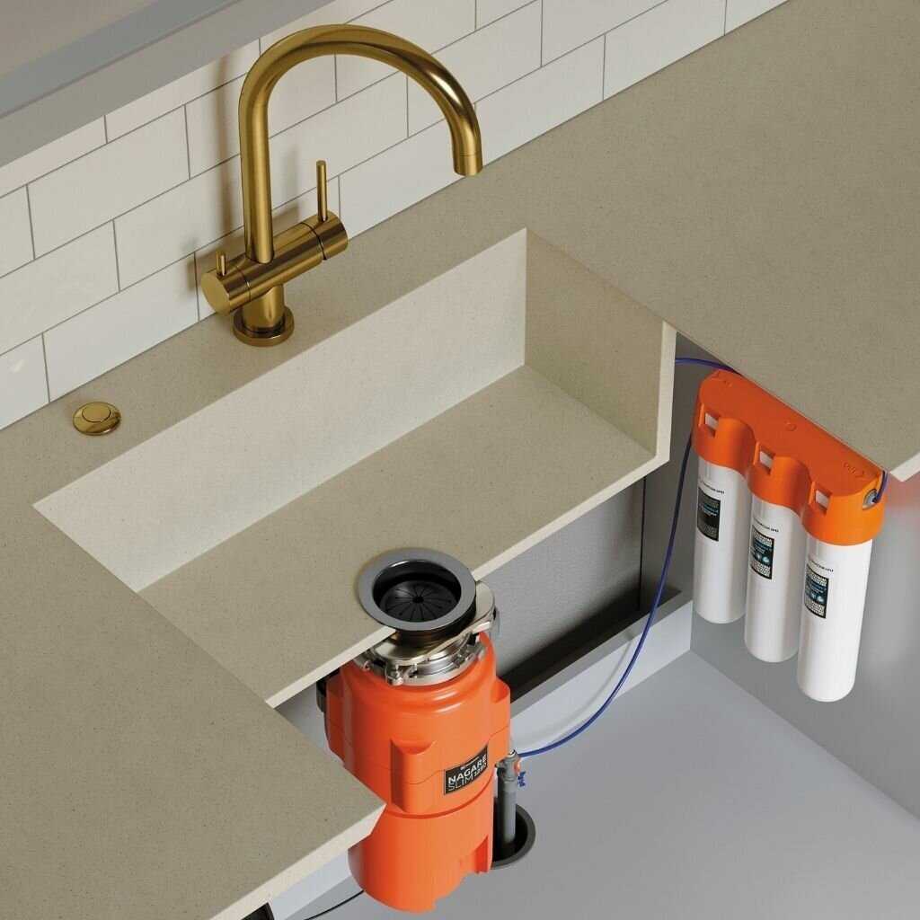 Измельчитель пищевых отходов Omoikiri Nagare Slim 1250 (4995063) фотография 12