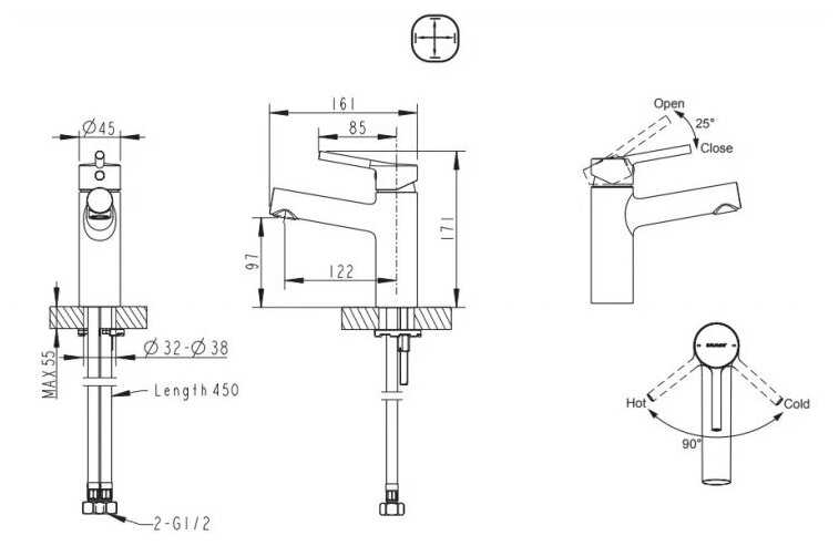 Смеситель Bravat F1172217CP-RUS фотография 2