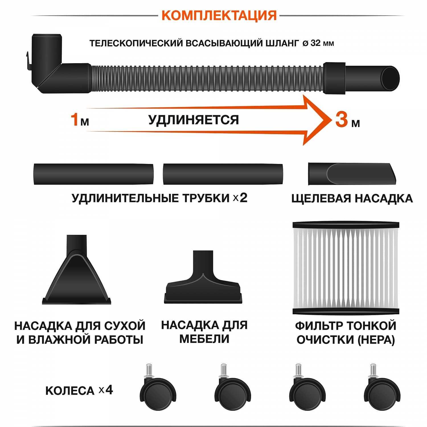 Пылесос аккумуляторный DAEWOO DAVC 1621Li SET фотография 20