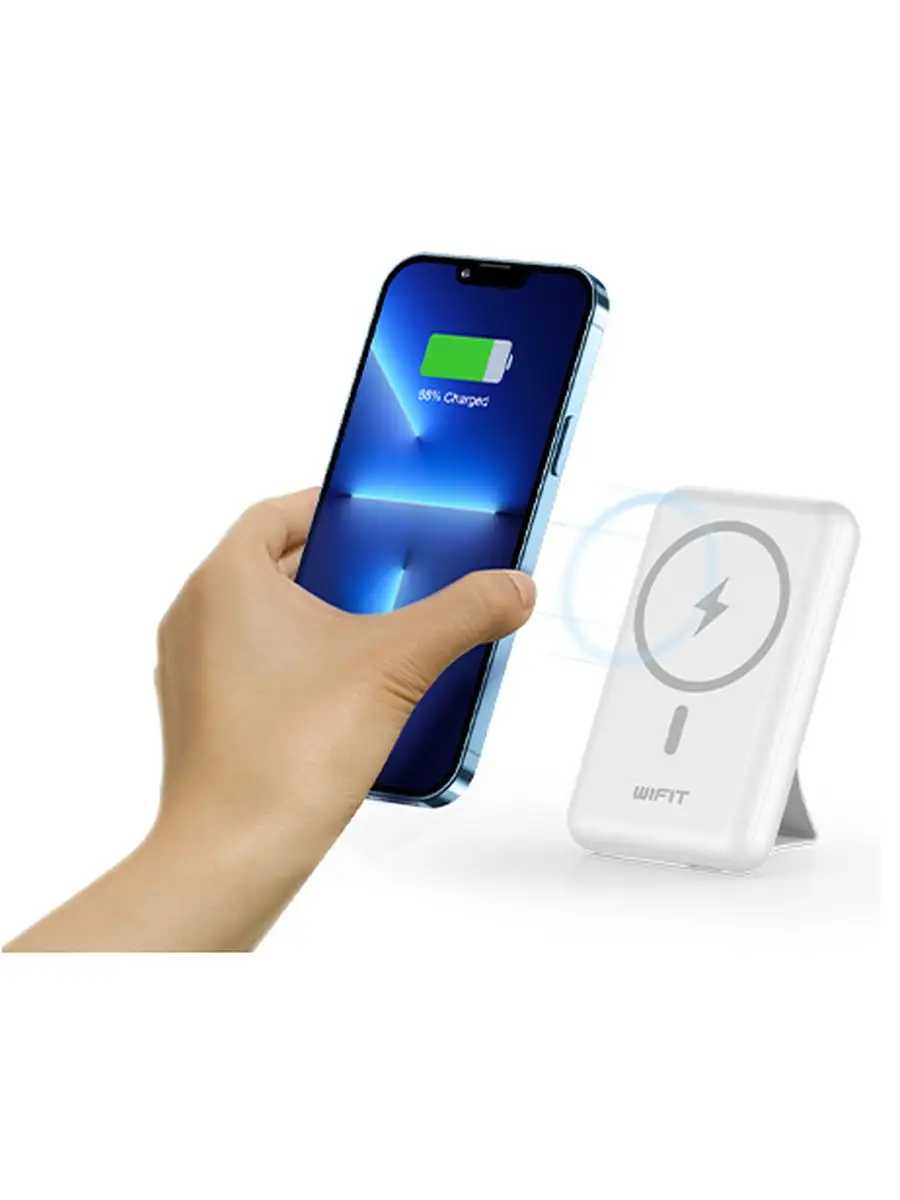 Аккумулятор внешний Wifit MagSafe Wireless WIMAG Pro (10000 мАч) фотография 1