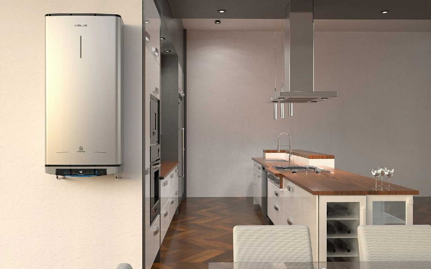 Накопительный водонагреватель электрический Ariston VELIS LUX ABSE DRY WIFI 50 фотография 11