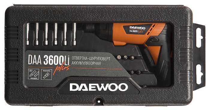 Аккумуляторная отвертка Daewoo Power Products DAA 3600Li Plus фотография 5