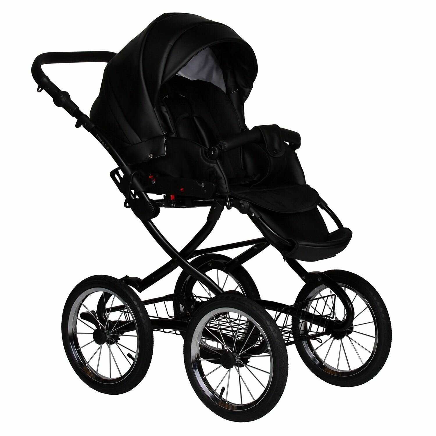 Коляска для новорожденных 2 в 1 Jovola Tessa Classic Eco Plus 14 (Te 03) фотография 2
