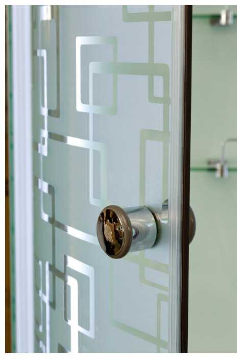 Душевая кабина Deto 4512 L с подсветкой высокий поддон 120см*80см фотография 2