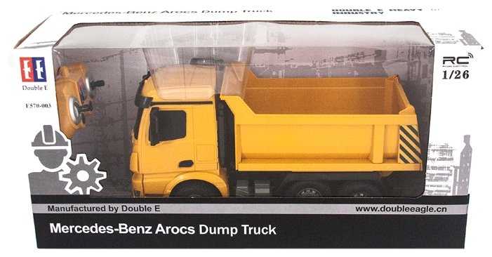 Грузовик Double Eagle Mercedes-Benz Arocs (E570-003), 1:26, 28 см фотография 10