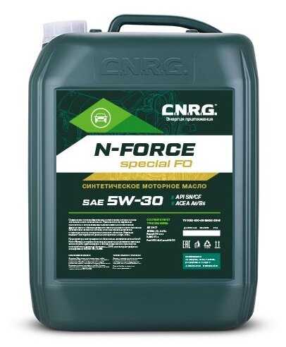 Синтетическое моторное масло C.N.R.G. N-Force Special FO 5W-30 SN/CF