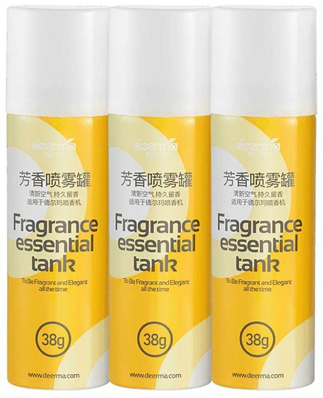 Сменные блоки для освежителя воздуха Deerma Fragrance Essential Tank (3 шт) фотография 2