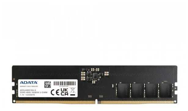 Модуль памяти ADATA 8GB DDR5 4800 UDIMM (AD5U48008G-S) фотография 1