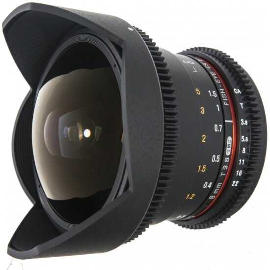 Объектив Samyang 8mm T3.8 AS IF UMC Fish-eye CS II (VDSLR) фотография 1