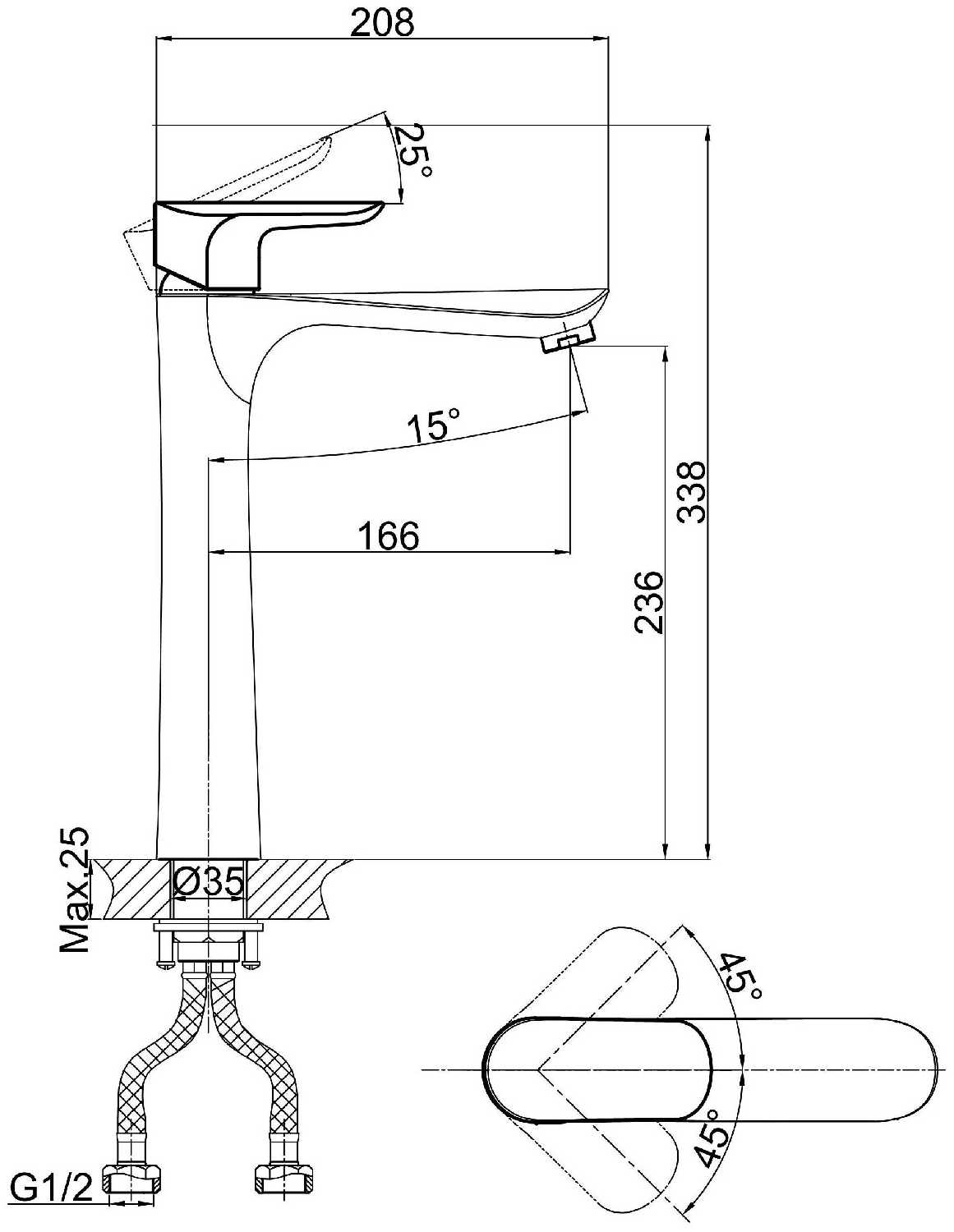 Смеситель D&K DA1032001 фотография 14