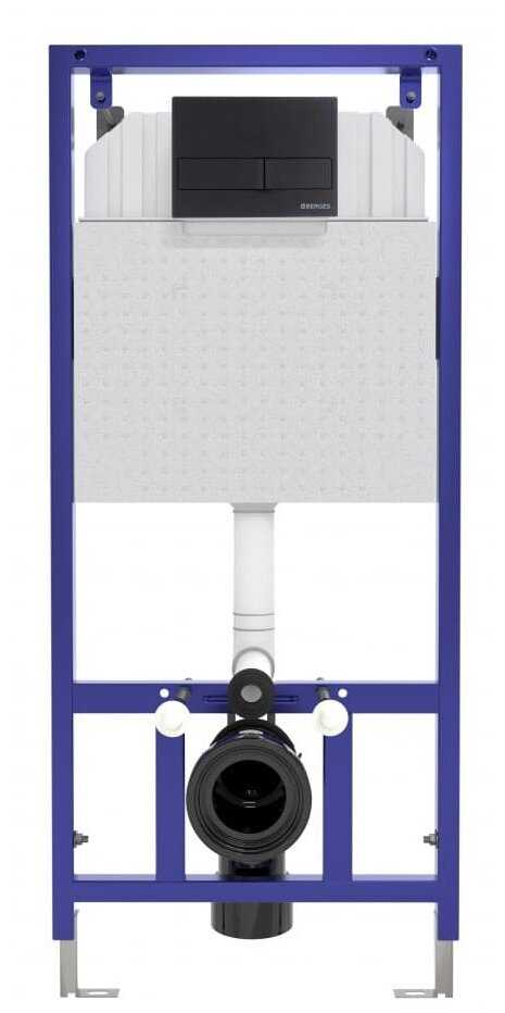 Инсталляция BERGES Novum 525 для монтажа подвесного унитаза (L5 soft touch) фотография 1