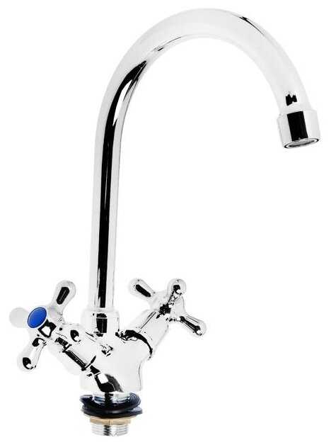 Смеситель для кухни (мойки) ZEIN Z3101, вентильный