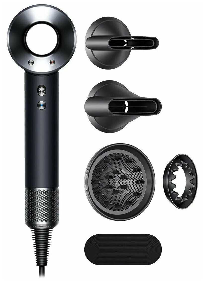 Набор для укладки волос Супер фен Super Hair Dryer (с 5 насадками) фотография 1