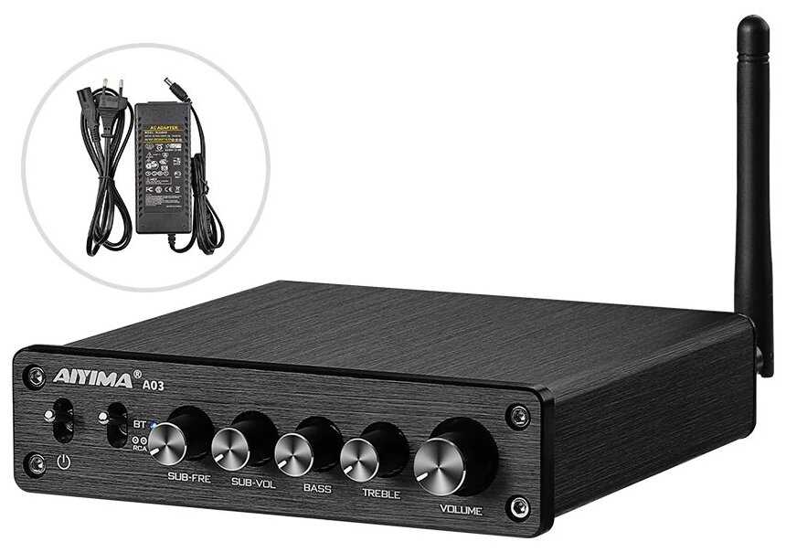 Усилитель для колонок AIYIMA A03 Bluetooth 50 Вт