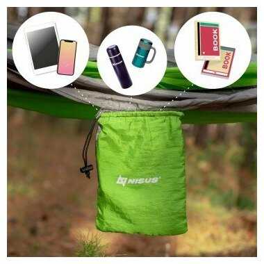 Кресла, стулья, шезлонги Nisus Гамак без планок 140х260см нейлон 210T NISUS (N-DC-019) фотография 7