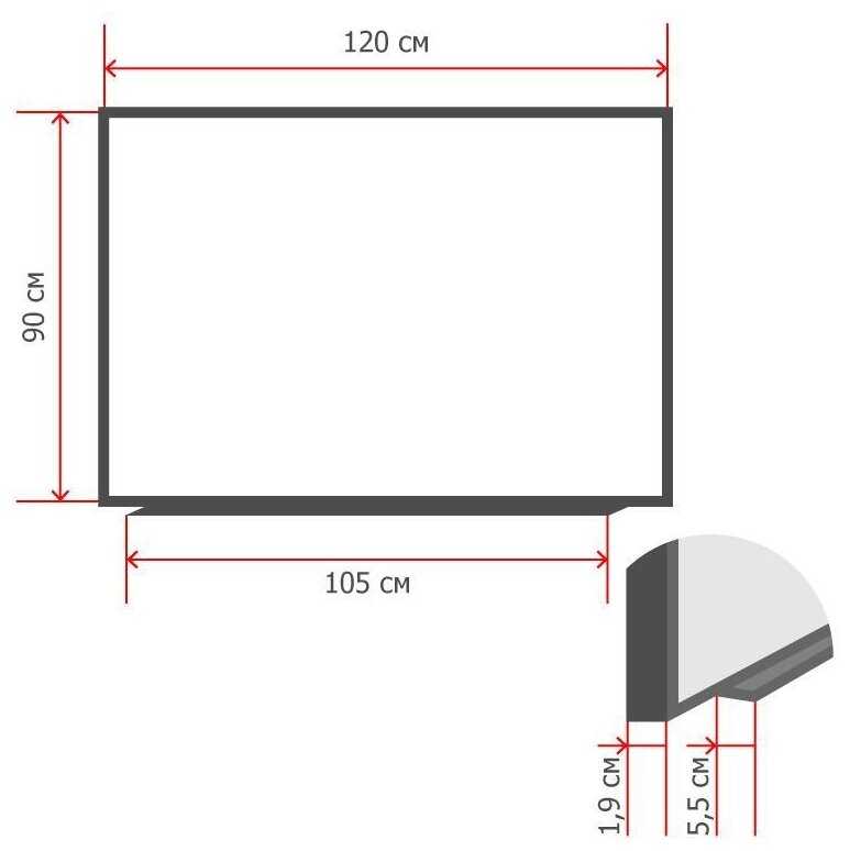 Доска магнитно-меловая Attache Loft 827603 фотография 2