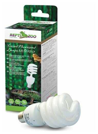 Лампа Repti Zoo Лампа ультрафиолетовая Repti Zoo Compact Tropical (5026CT) фотография 1