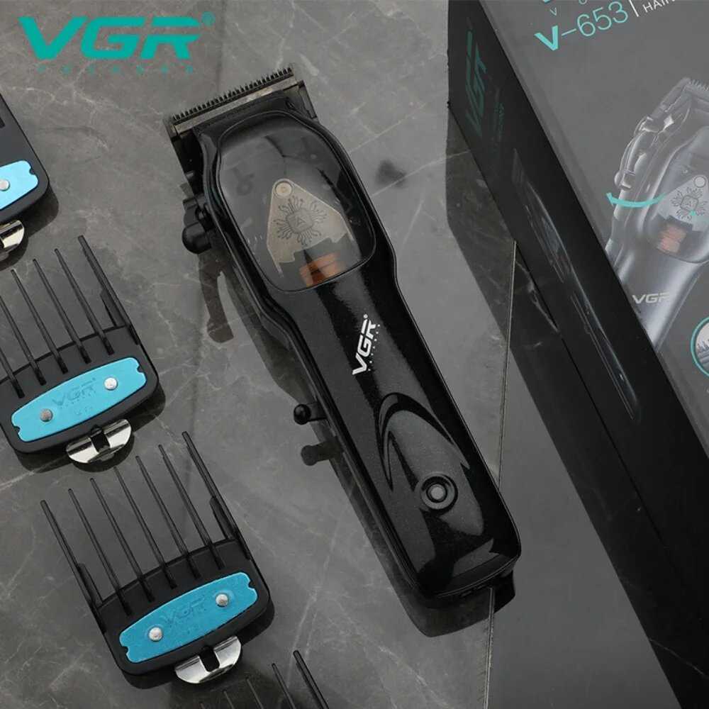 Профессиональная машинка для стрижки волос VGR V-653 фотография 22