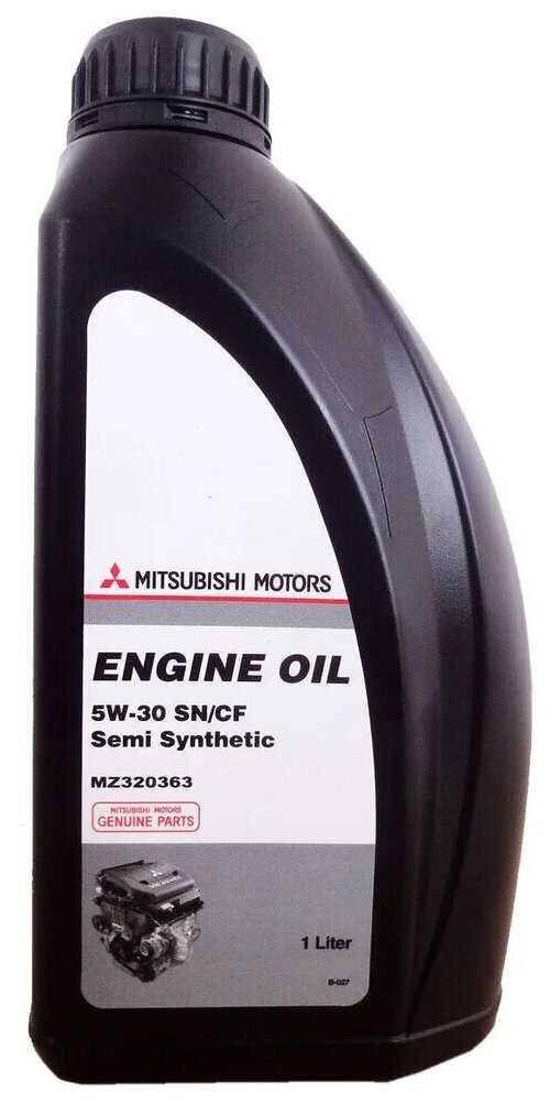 Синтетическое моторное масло Mitsubishi Semi-Synthetic SN/CF SAE 5W-30
