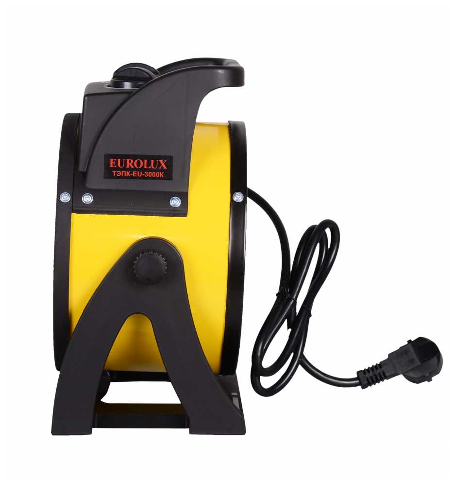 Электрическая тепловая пушка Eurolux ТЭПК-EU-3000К без горелки (3 кВт) фотография 4