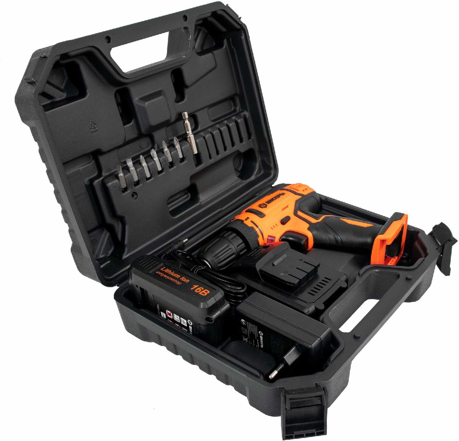 Аккумуляторная дрель-шуруповерт ВИХРЬ ДА-24Л-2К фотография 6