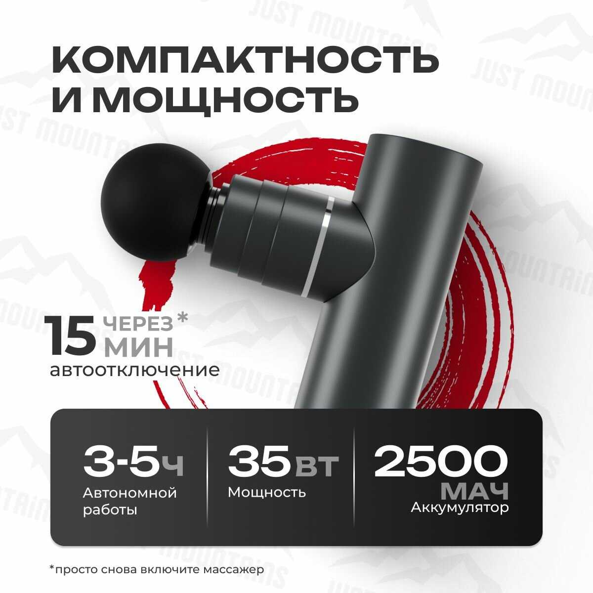 Перкуссионный массажер Массажер для шеи и плеч электрический фотография 12