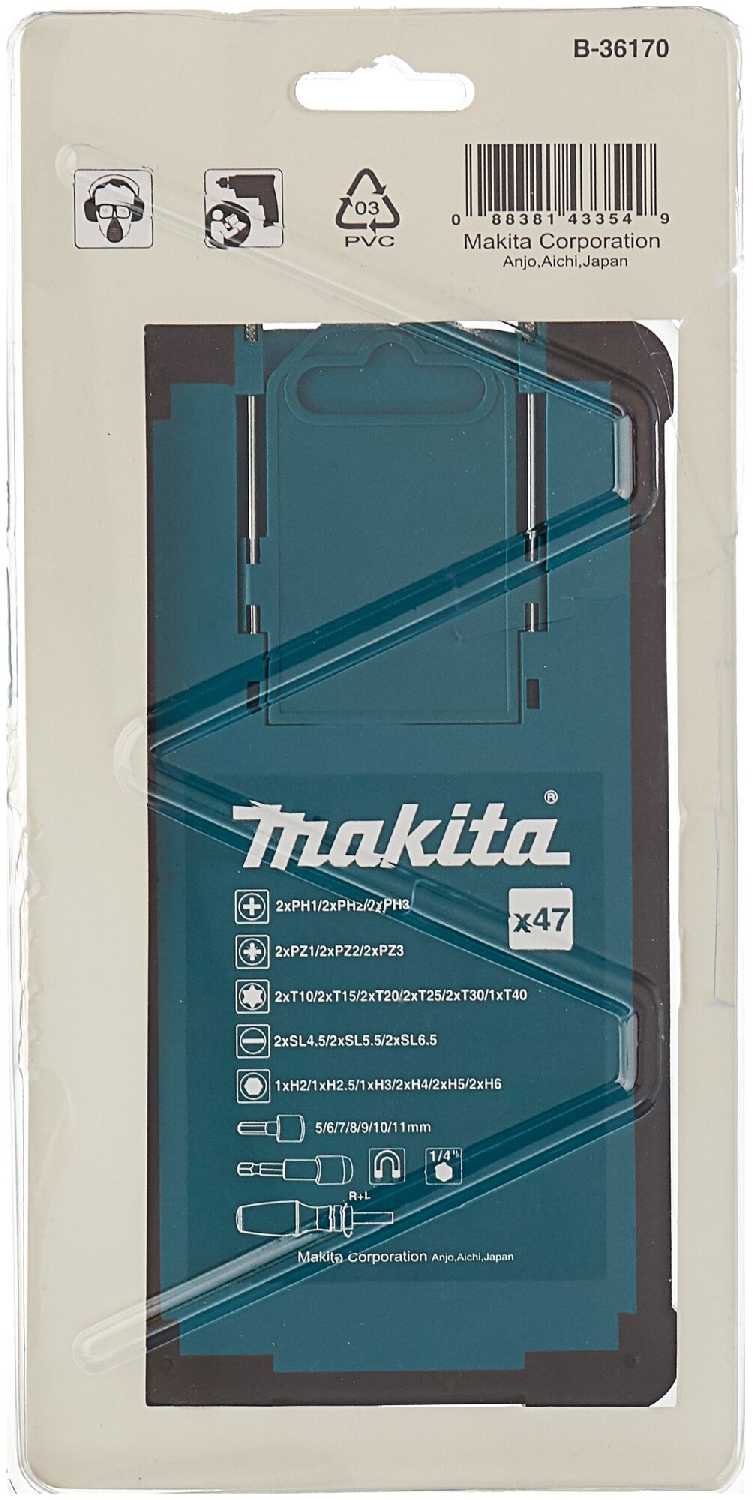 Набор строительных инструментов Makita Набор B-36170 [B-36170] фотография 4