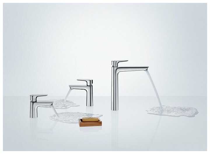 Смеситель для раковины (умывальника) hansgrohe Talis E 71717000, рычажный фотография 1