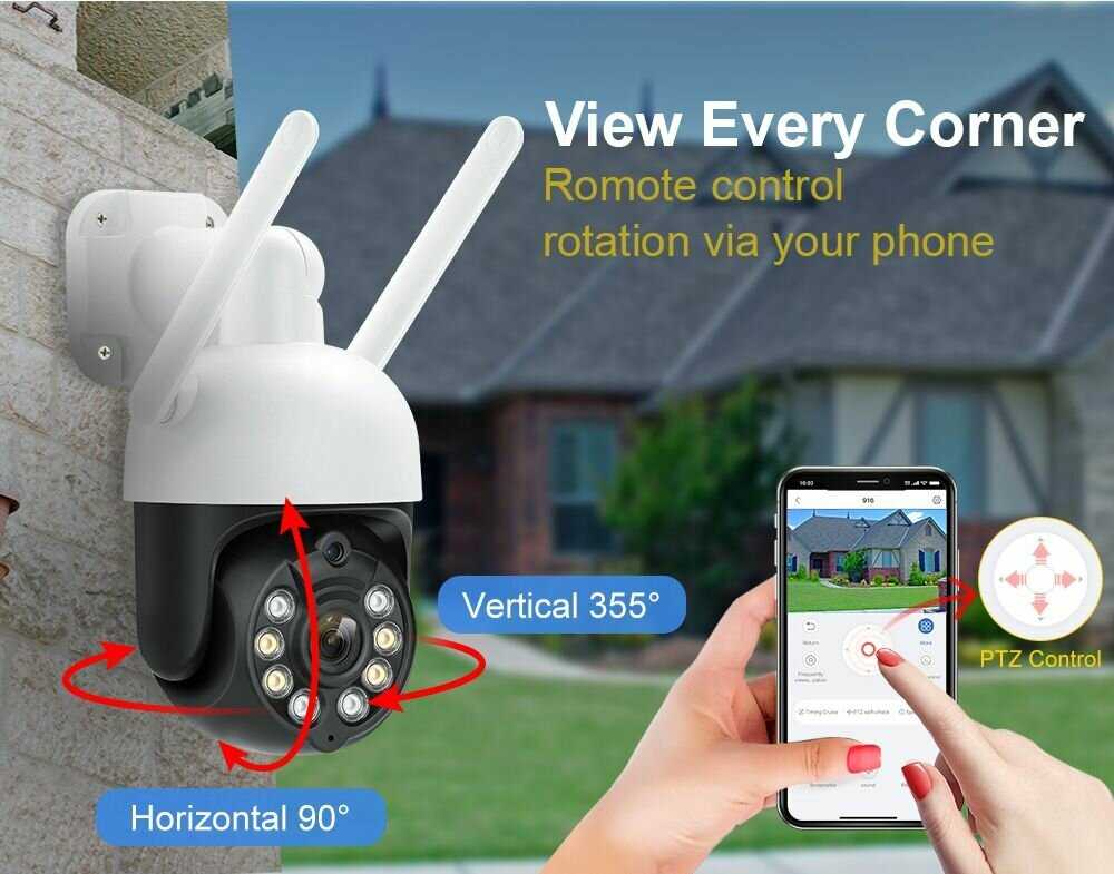 Techage Wifi IP-камера 3MP фотография 2
