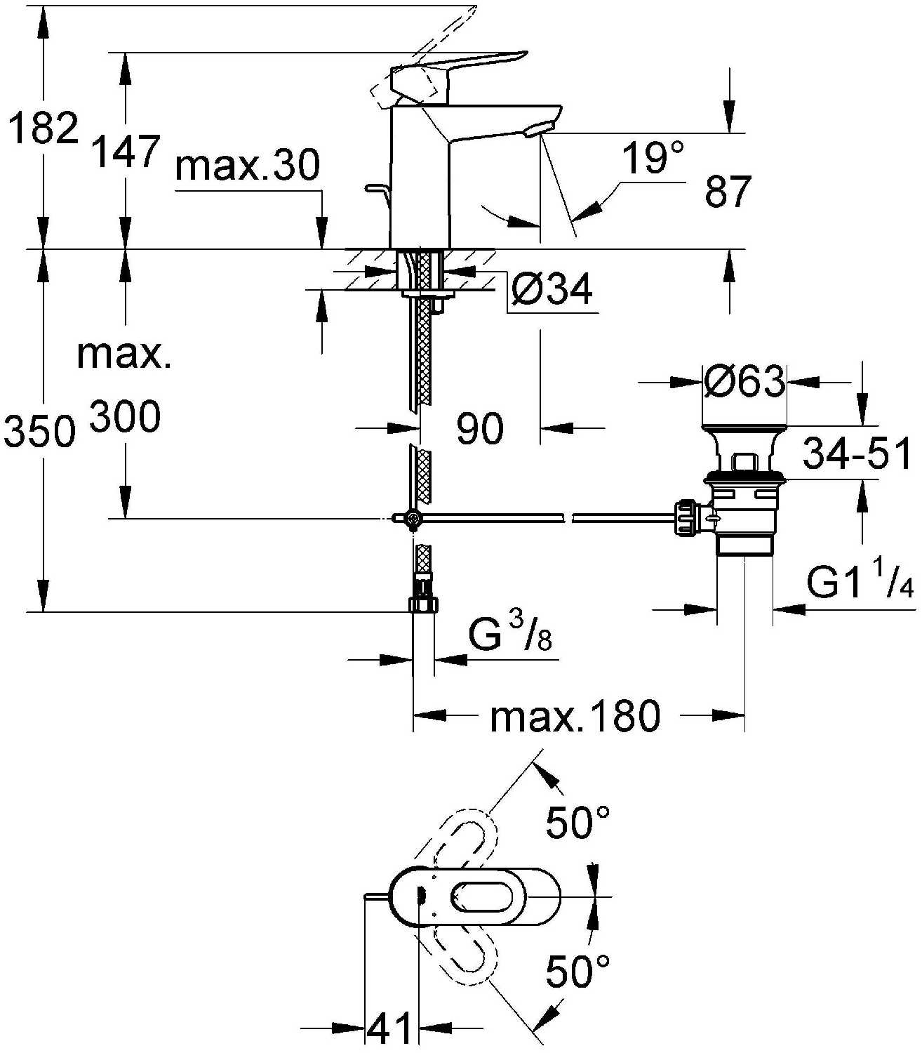 Смеситель Grohe 23335 фотография 3