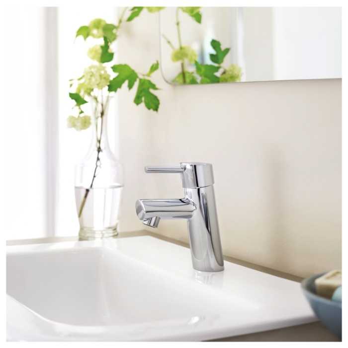 Смеситель для раковины (умывальника) Grohe Concetto 2338510E, рычажный фотография 3
