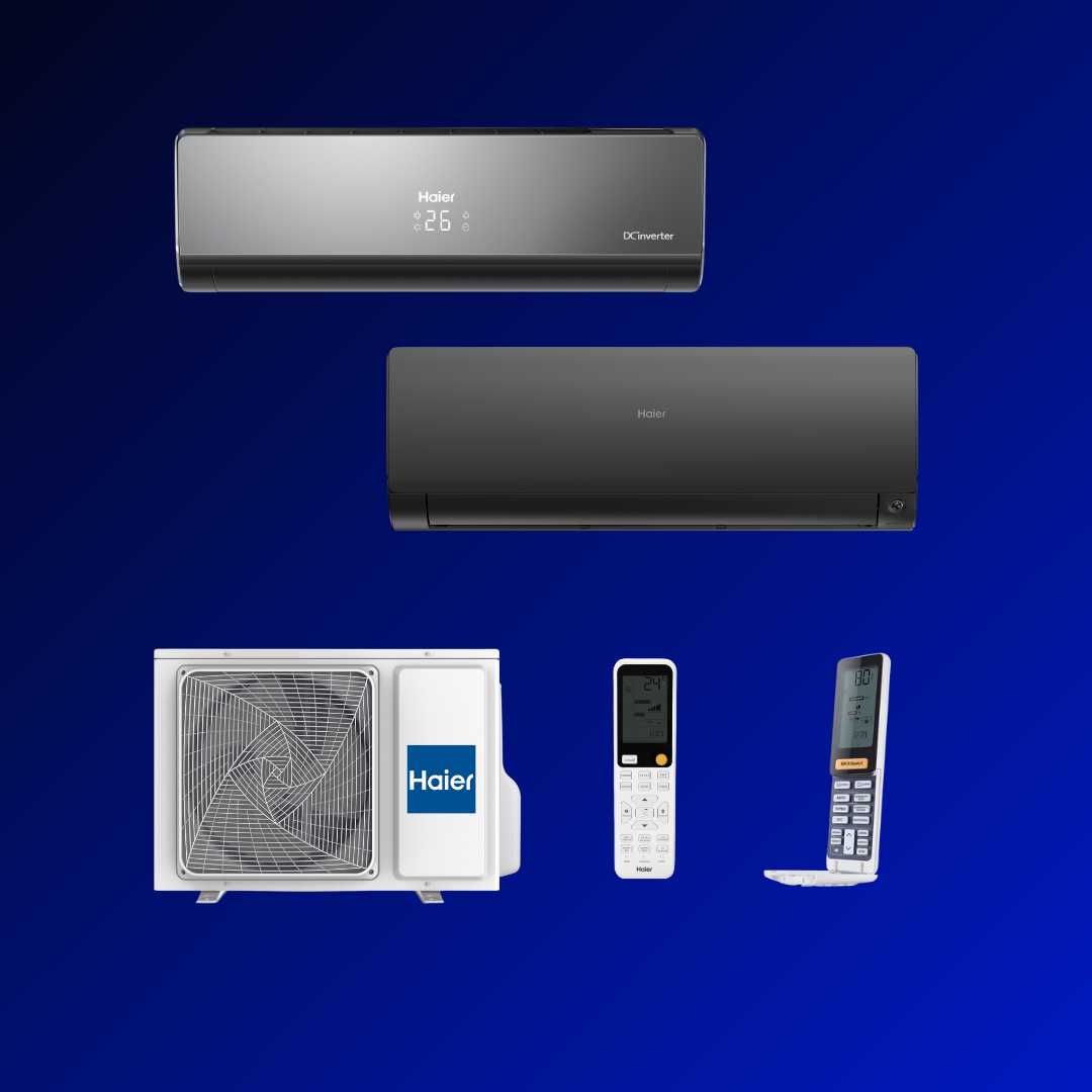 Мультисплит-система Haier Lightera (AS12NS6ERA-B) + Flexis SM (AS35S2SF2FA-B / 2U40S2SM1FA) фотография 11