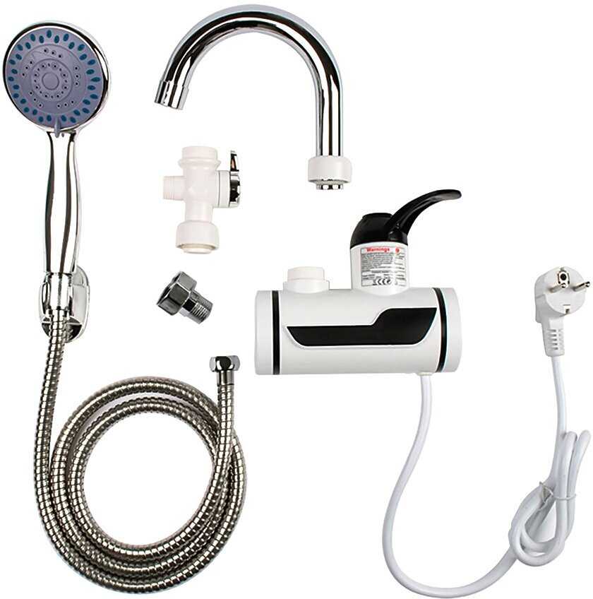 Электрический кран-водонагреватель Instant Electric Heating Water Faucet and Shower фотография 1