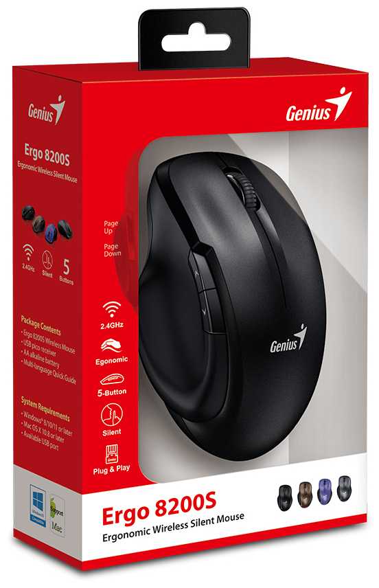 Мышь беспроводная Ergo 8200S фотография 1