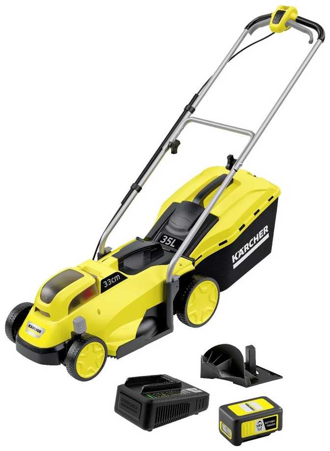Электрическая газонокосилка KARCHER LMO 18-33 Battery Set (1.444-401.0) фотография 11